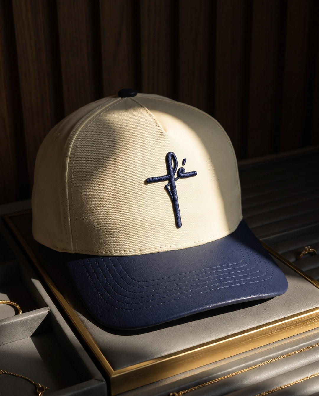 Gorra FÉ Bicolor visera azul