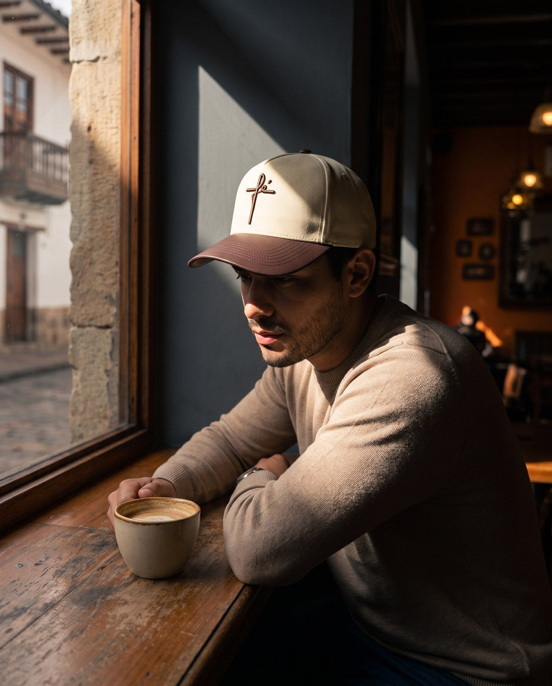 Look Bogotá visera café